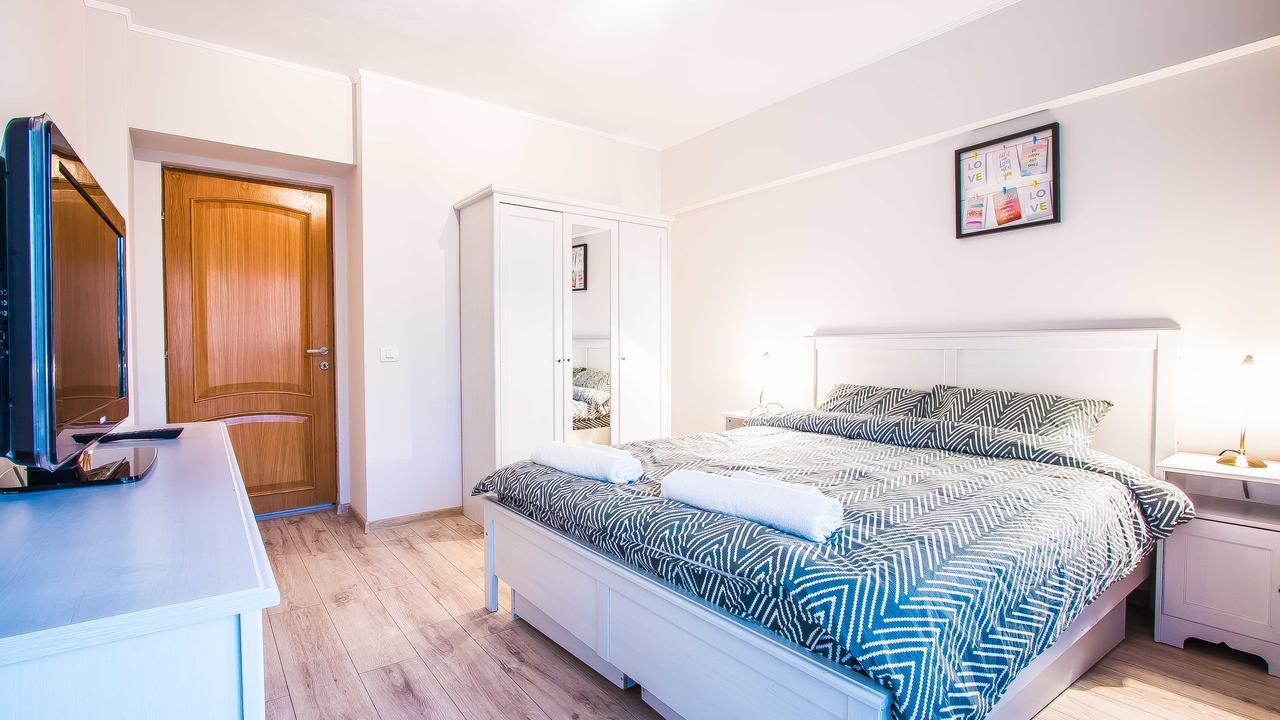 Unirii Boulevard View Apartamento Bucarest Exterior foto